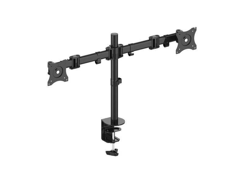 PureMounts Tischhalterung PM-OFFICE-02 bis 8 kg – Schwarz