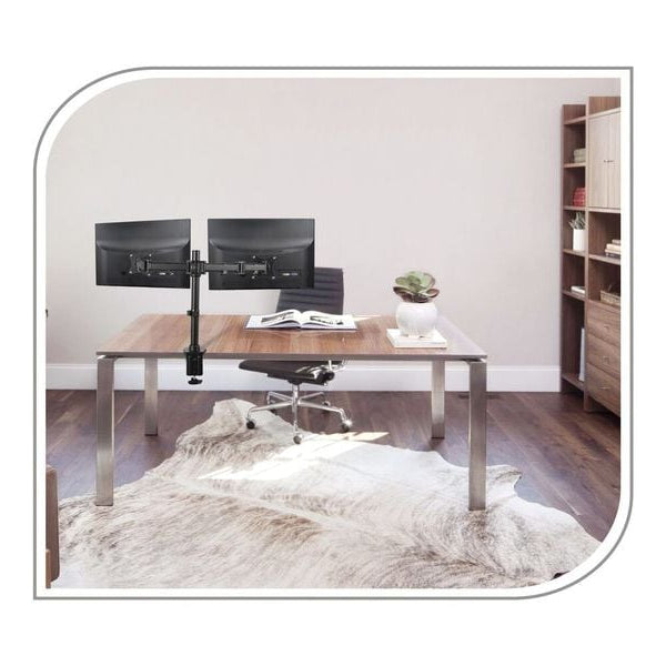 PureMounts Tischhalterung PM-OFFICE-02 bis 8 kg – Schwarz