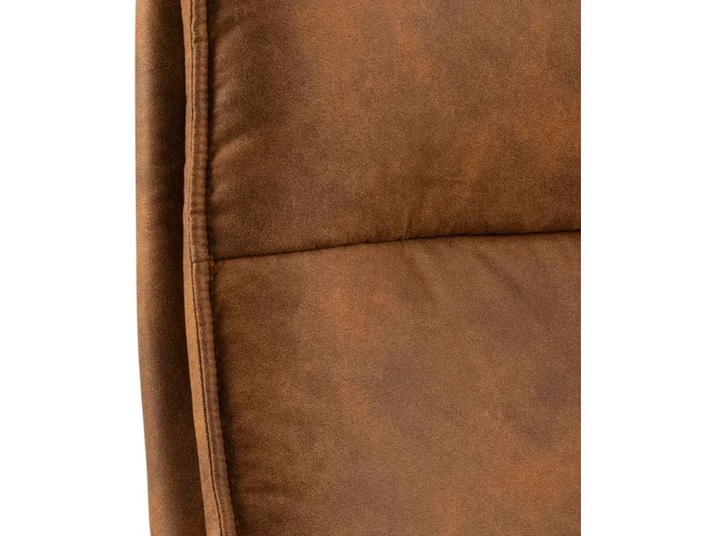 AC Design Bürostuhl Brad, mit Armlehnen und Bremsrollen, Camel