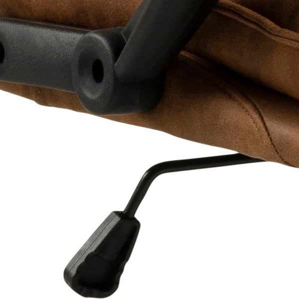 AC Design Bürostuhl Brad, mit Armlehnen und Bremsrollen, Camel