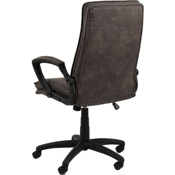 AC Design Bürostuhl Brad, mit Armlehnen und Bremsrollen, Anthrazit