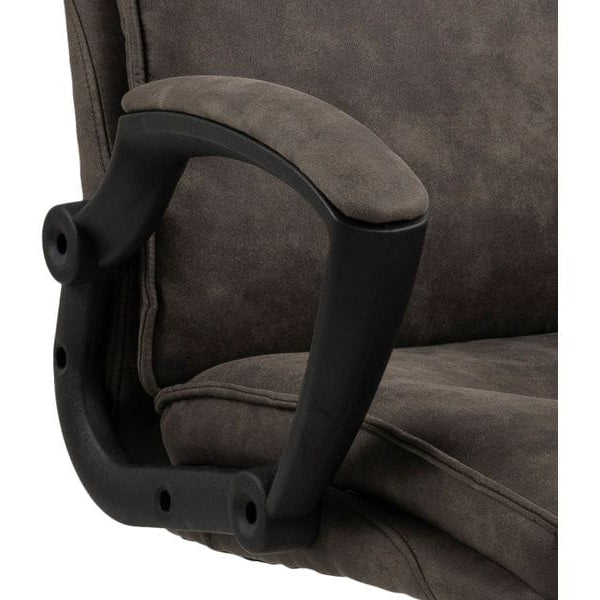 AC Design Bürostuhl Brad, mit Armlehnen und Bremsrollen, Anthrazit