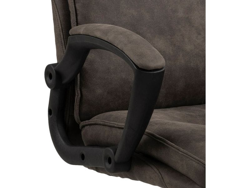 AC Design Bürostuhl Brad, mit Armlehnen und Bremsrollen, Anthrazit