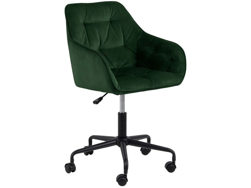 AC Design Bürostuhl Brooke, mit Bremsrollen, Waldgrün