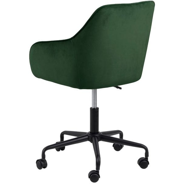 AC Design Bürostuhl Brooke, mit Bremsrollen, Waldgrün