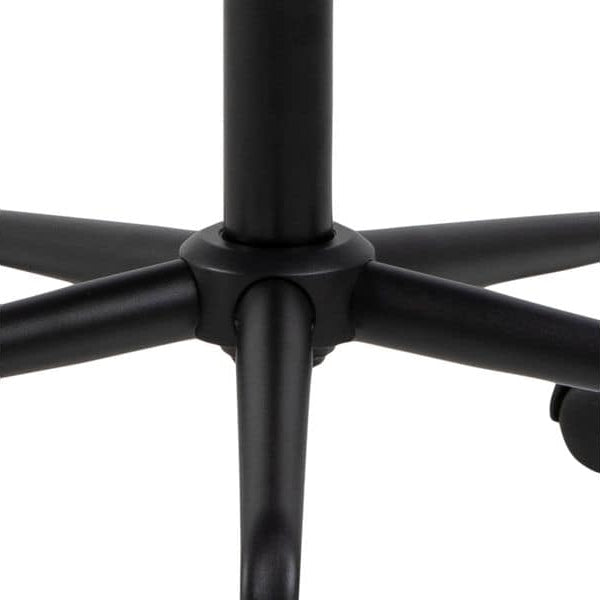 AC Design Bürostuhl Brooke, mit Bremsrollen, Dunkelgrau