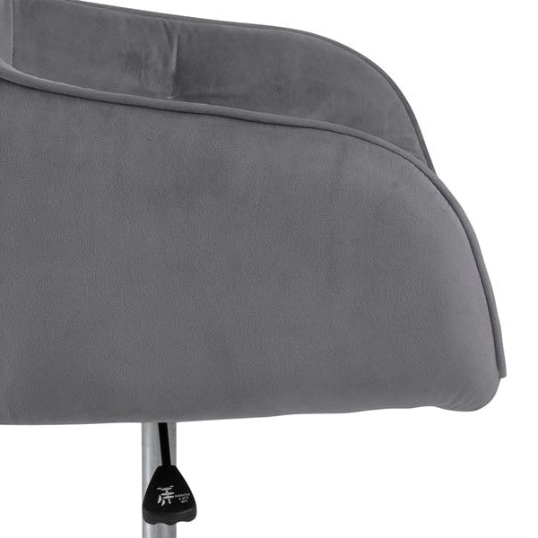 AC Design Bürostuhl Brooke, mit Bremsrollen, Dunkelgrau