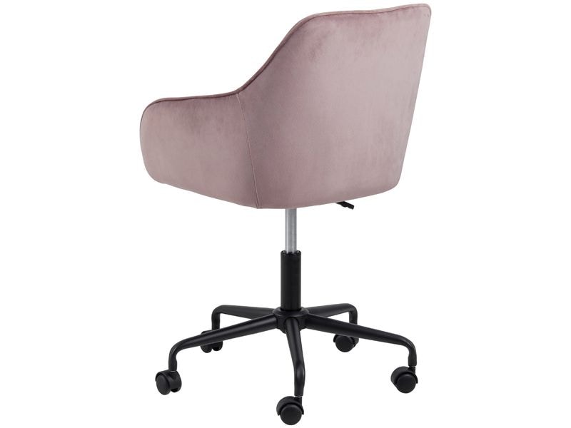 AC Design Bürostuhl Brooke, mit Bremsrollen, Dusty Rose