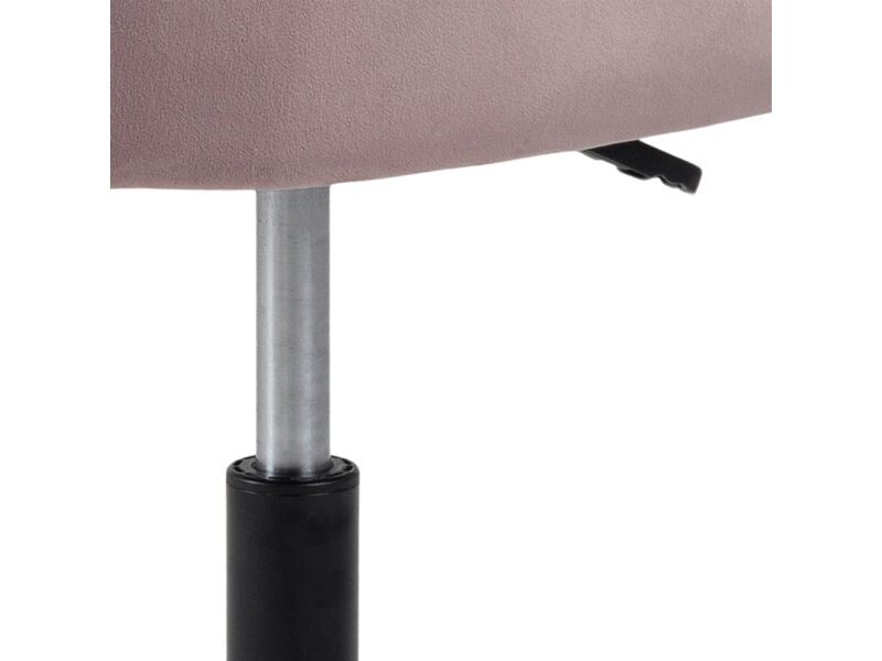 AC Design Bürostuhl Brooke, mit Bremsrollen, Dusty Rose