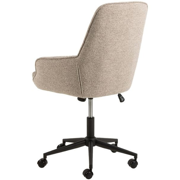 AC Design Bürostuhl Erik, mit Polsterrücken und Armlehnen, Beige