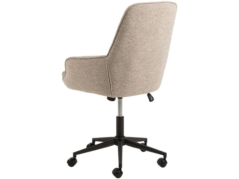 AC Design Bürostuhl Erik, mit Polsterrücken und Armlehnen, Beige