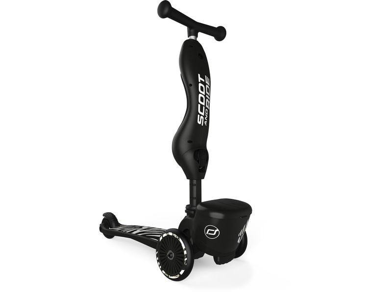 Scoot and Ride Scooter Zebra Schwarz