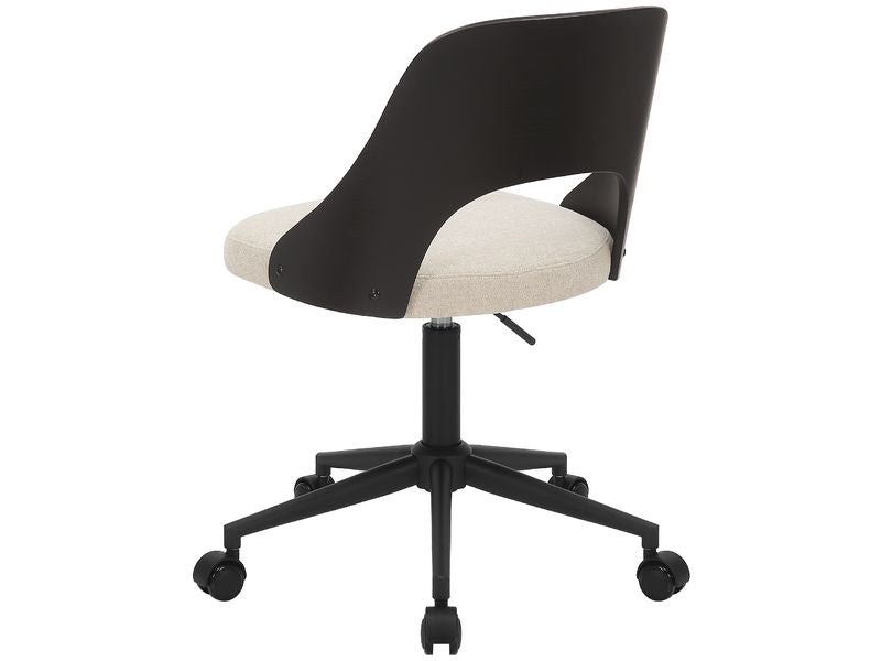 AC Design Bürostuhl Lucy, Schwarz / Weiss