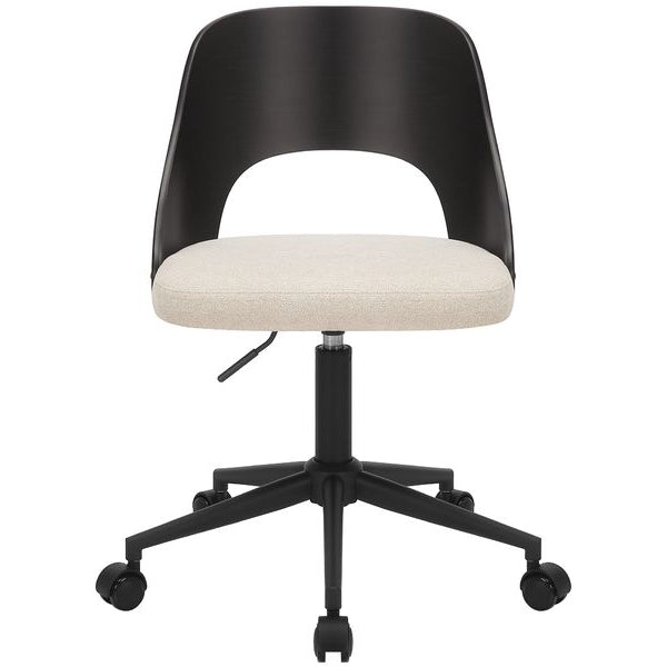 AC Design Bürostuhl Lucy, Schwarz / Weiss