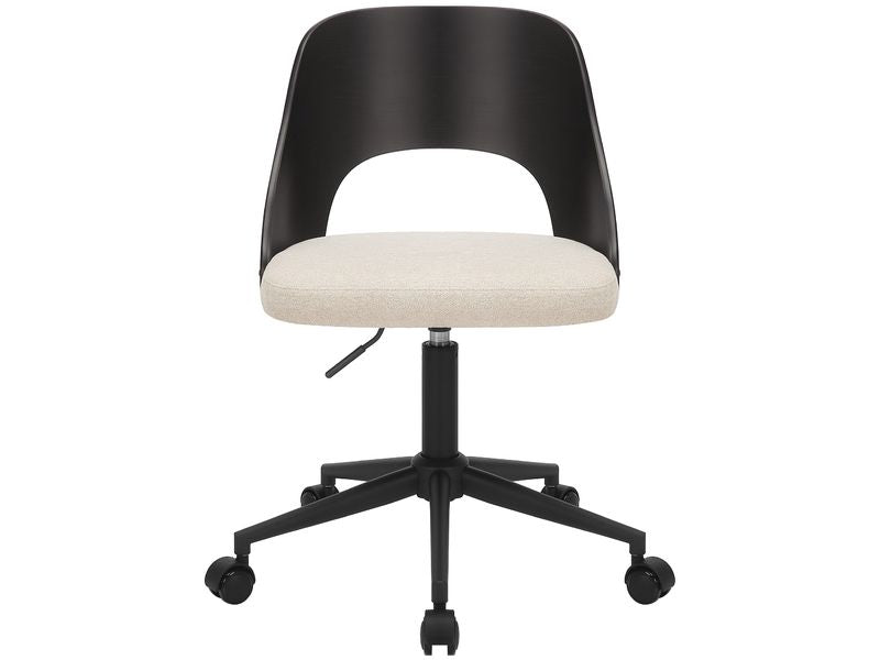 AC Design Bürostuhl Lucy, Schwarz / Weiss