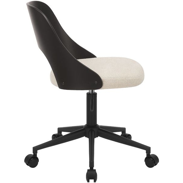 AC Design Bürostuhl Lucy, Schwarz / Weiss