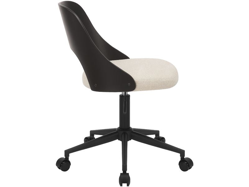 AC Design Bürostuhl Lucy, Schwarz / Weiss