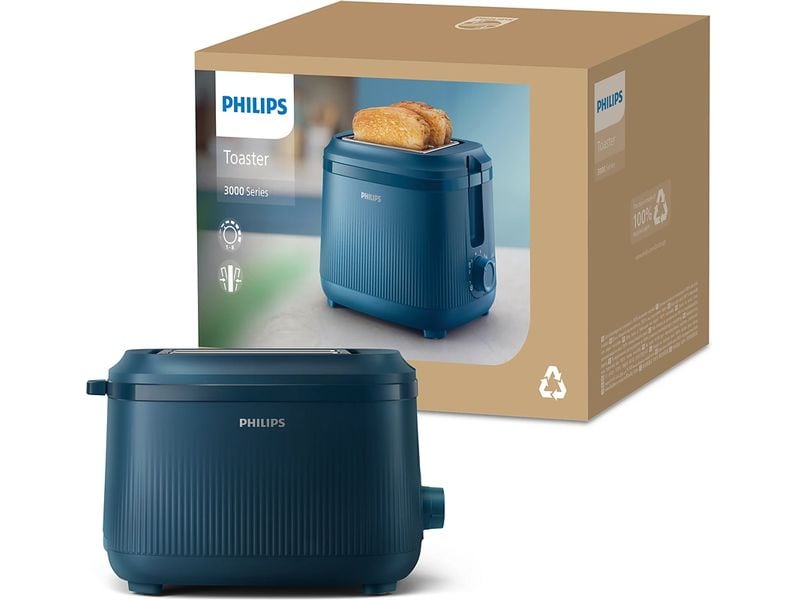 Philips Toaster 3000 Series HD2511/71 Malibu Blue