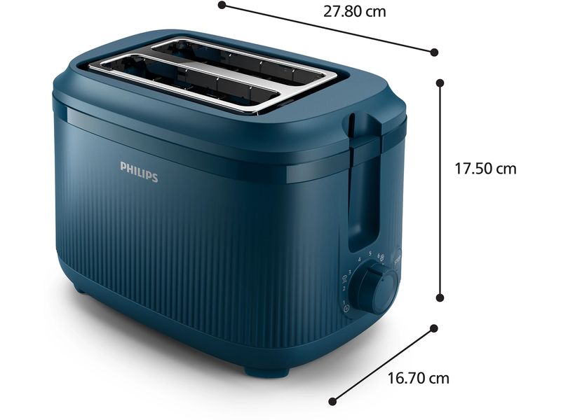 Philips Toaster 3000 Series HD2511/71 Malibu Blue