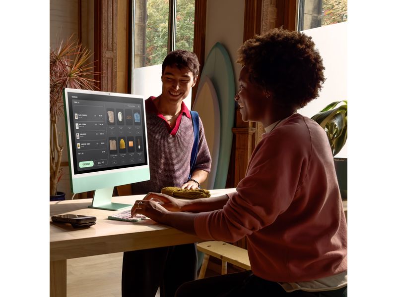 Apple iMac 24" M4 10C GPU / 256 GB / 16 GB Silber