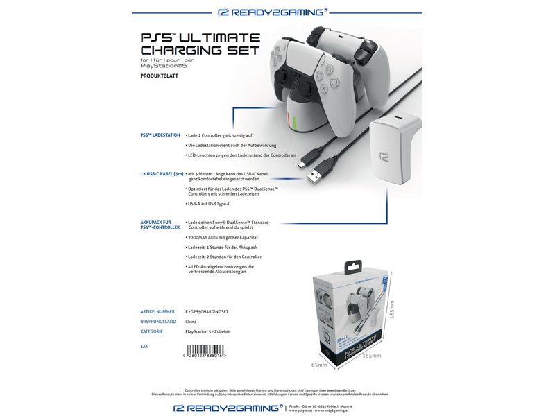 GAME Ladestation Ultimate 3in1 Charging