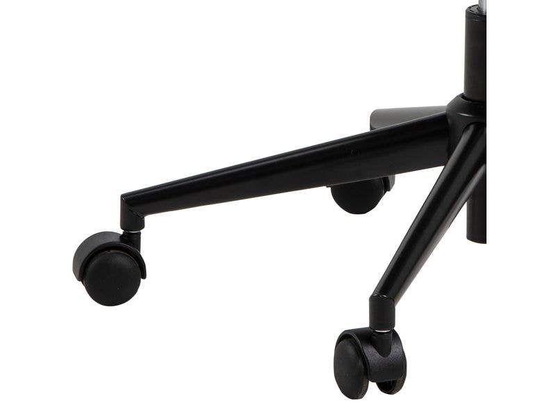 AC Design Bürostuhl Nora, mit Polsterrücken und Armlehnen, Cognac