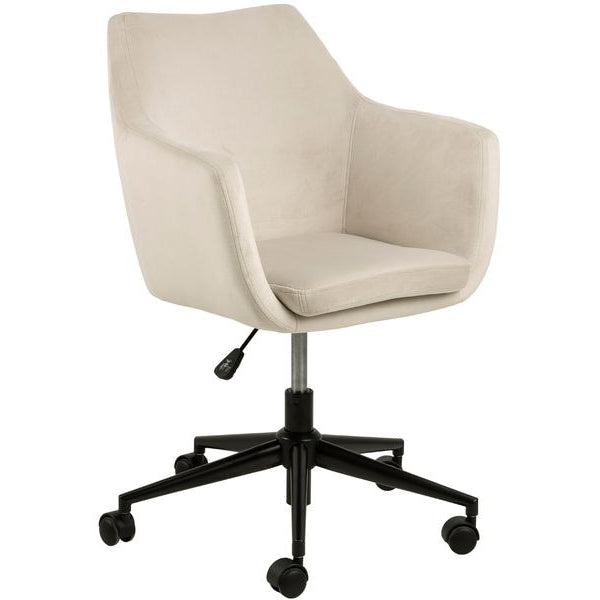 AC Design Bürostuhl Nora, mit Polsterrücken und Armlehnen, Sand