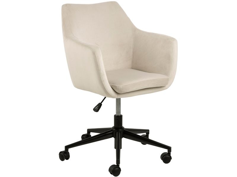 AC Design Bürostuhl Nora, mit Polsterrücken und Armlehnen, Sand