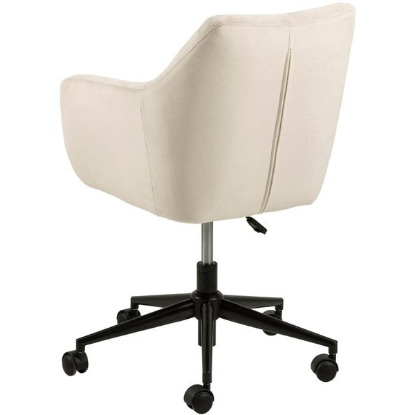 AC Design Bürostuhl Nora, mit Polsterrücken und Armlehnen, Sand