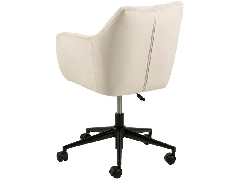 AC Design Bürostuhl Nora, mit Polsterrücken und Armlehnen, Sand