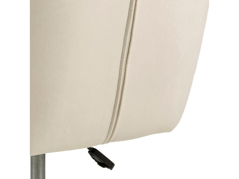 AC Design Bürostuhl Nora, mit Polsterrücken und Armlehnen, Sand