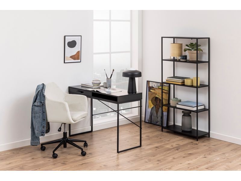 AC Design Bürostuhl Nora, mit Polsterrücken und Armlehnen, Sand