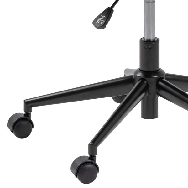 AC Design Bürostuhl Nora, mit Polsterrücken und Armlehnen, Dunkelgrau