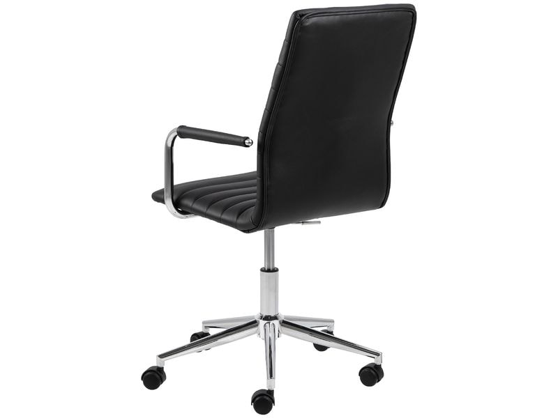 AC Design Bürostuhl Winslow, mit Polsterrücken und Armlehnen, Schwarz