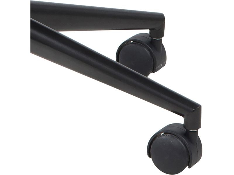 AC Design Bürostuhl Winslow, mit Polsterrücken und Armlehnen, Schwarz