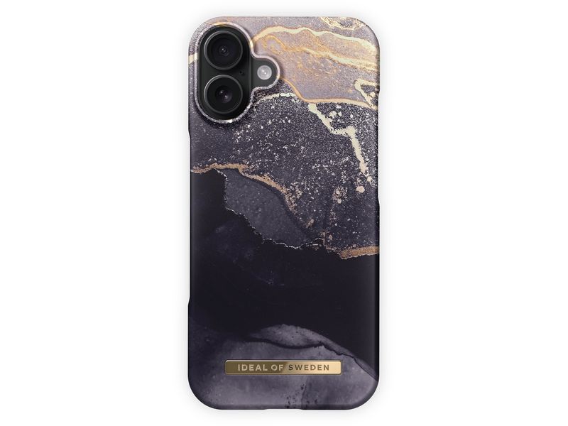 Ideal of Sweden Back Cover iPhone 16 Golden Twilight Marble