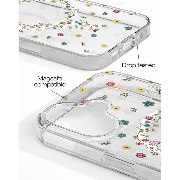 Ideal of Sweden Back Cover Clear Case iPhone 16 Petite Floral