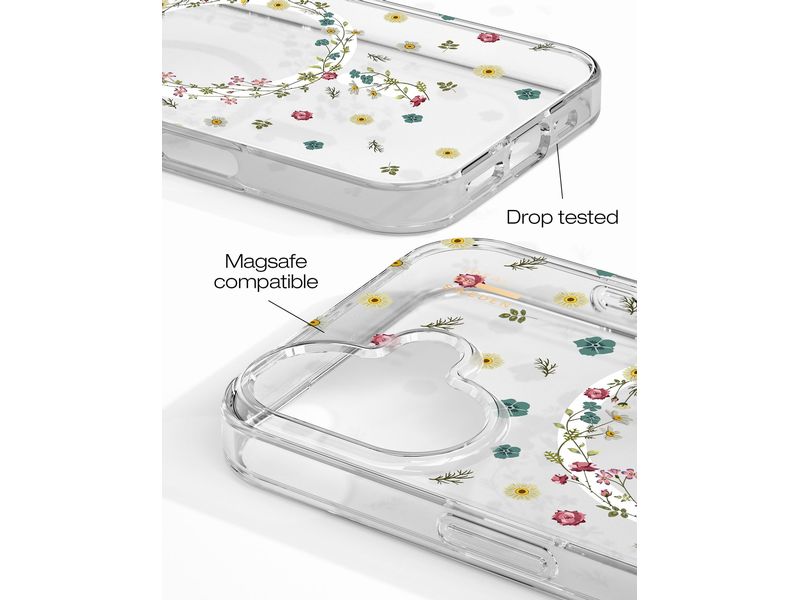 Ideal of Sweden Back Cover Clear Case iPhone 16 Petite Floral