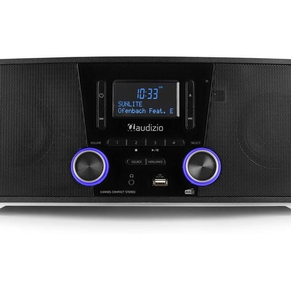 Audizio Micro-HiFi Anlage Cannes Schwarz