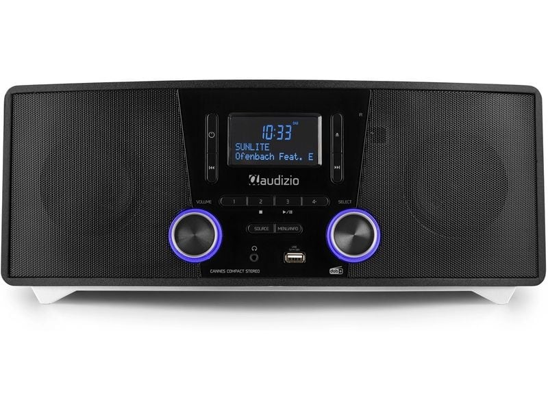 Audizio Micro-HiFi Anlage Cannes Schwarz