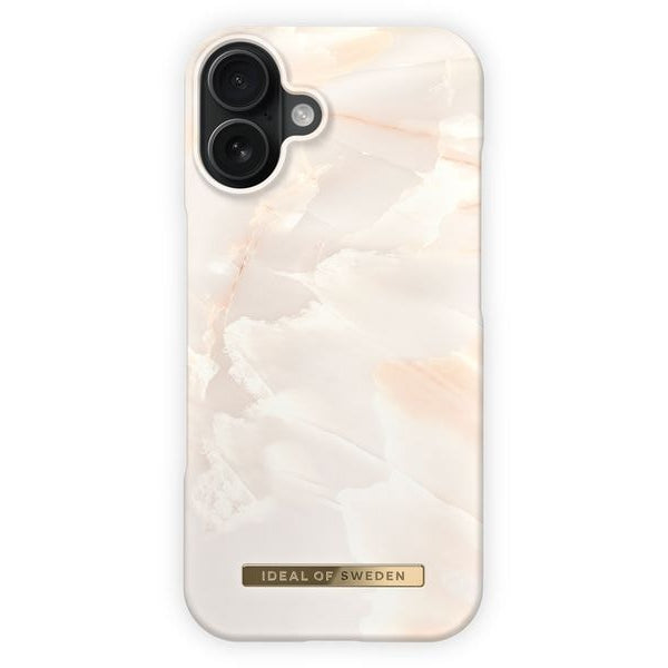 Ideal of Sweden Back Cover iPhone 16 Pearl Marble