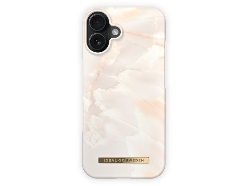 Ideal of Sweden Back Cover iPhone 16 Pearl Marble