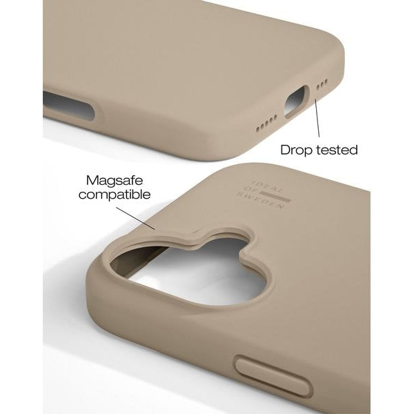 Ideal of Sweden Back Cover Silicone iPhone 16 Beige