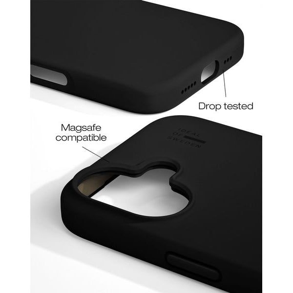 Ideal of Sweden Back Cover Silicone iPhone 16 Schwarz