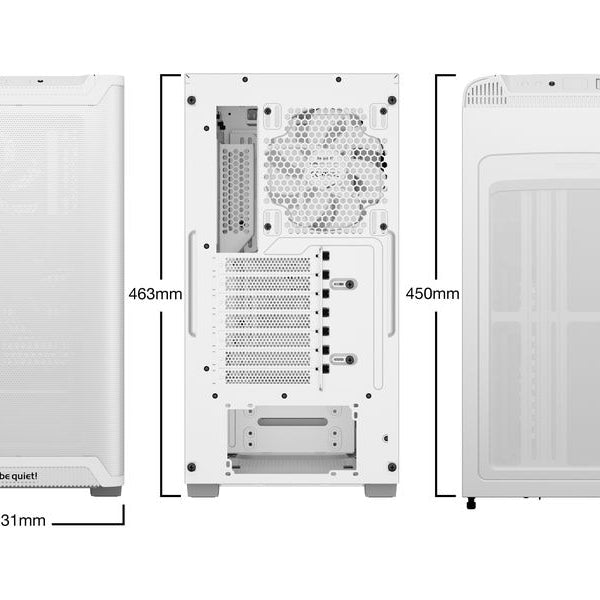 be quiet! PC-Gehäuse Pure Base 501 Airflow Window Weiss