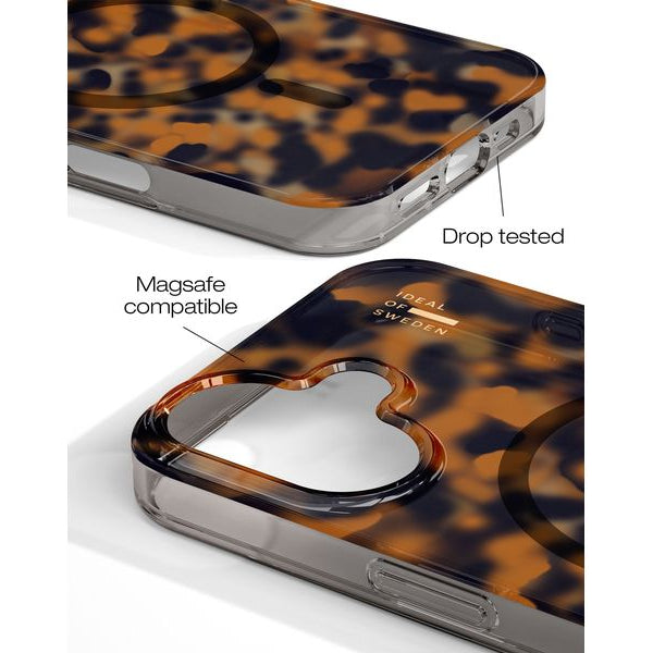Ideal of Sweden Back Cover Clear Case iPhone 16 Tortoise