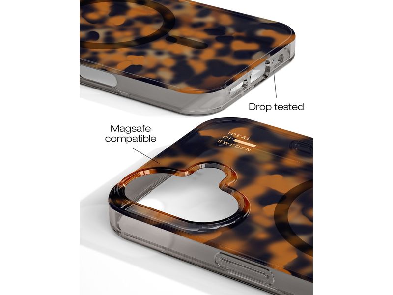 Ideal of Sweden Back Cover Clear Case iPhone 16 Tortoise