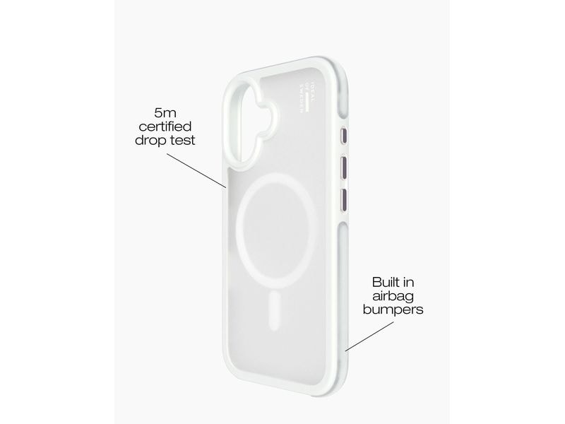 Ideal of Sweden Back Cover iPhone 16 Plus Cloudy White