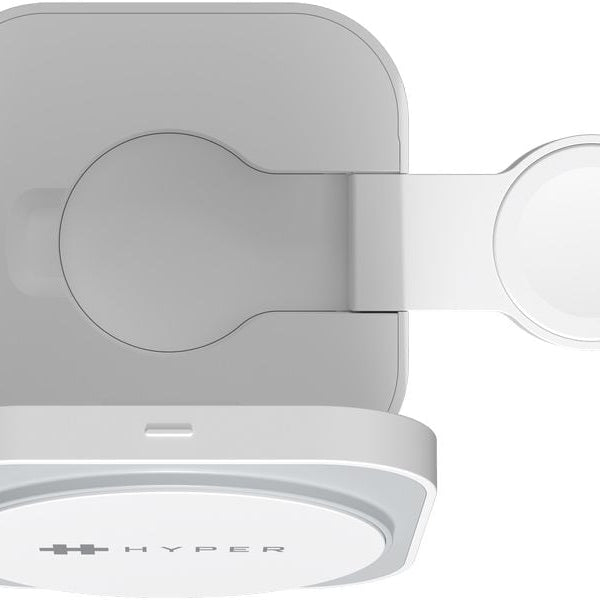 HYPER Wireless Charger Qi2 3-in-1, Weiss