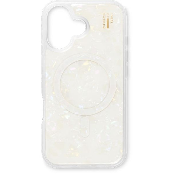 Ideal of Sweden Back Cover iPhone 16 Plus Perlmutt Weiss
